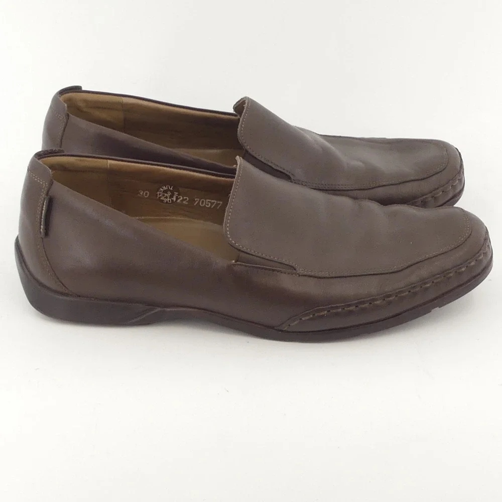 Mephisto Shoes Mens Size‎ 9.5 Leather Slip On Comfort Loafers Cool-Air 70577